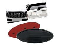 KUNIO 1 emblème Drapeau américain pour calandre Avant et arrière de hayon Convient pour Ford F150 F250 F350 Edge Ranger Explorer Badge Autocollant 14,5 cm Noir
