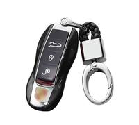 KUNIO Coque de ompatible avec Porsche 718 911 Carrera 918 Spyder Boxster 981 Cayenne 92A Cayman 981 pour Macan pour Panamera 970 Housse de protection en ABS pour e voiture Noir