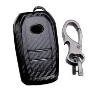 KUNIO Coque de clé Compatible avec Toyota Yaris Cross Yaris Hybrid Rav4 Aygo GR Sport 2020 2021 2022 2023 ABS Porte-clés Protection Porte-clés 2 Boutons C Noir