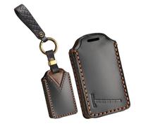 KUNIO Coque de ompatible avec Volvo EX30 2025 Ultra Plus EX90 voiture électrique EX40 2024 - Convient pour Polestar 3 4 - En cuir - Accessoire noir