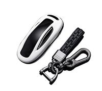KUNIO Coque de e Voiture Compatible avec Tesla Model X Accessoires ABS Porte-clés Housse de clé télécommande Blanc