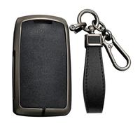 KUNIO Coque de e voiture Convient pour Mazda 3 CX30 CX-30 MX-30 CX5 CX-5 MX5 CX3 2019-2023 Coque de protection en métal pour clé porte-clés 3 boutons, a noir, 3 Tasten