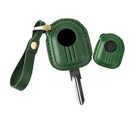KUNIO Housse de clé de moto en cuir pour Peugeot Django 150 Scooter - Vert