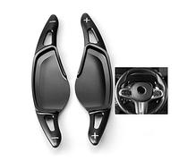KUNIO Lot de 2 palettes de changement de vitesse de volant pour BMW G30 G20 X3 X4 M5 (2018-2023) 7 (2016-2023) F30 (2020-2023) en alliage d'aluminium - Accessoires pour extensions de paddle - Noir