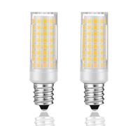 KUNKA Ampoule LED E12 5W, 50W Équivalent, ampoule halogène E12,AC220V-240V pour, hotte aspirante, machine à coudre, lampes de table, appliques murales, plafonniers (Blanc Froid 6000K, 2 Pièces)