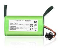 KUNLUN 14.4V 2800mAh Li-ION Batterie Remplacement pour IKOHS Netbot S14 S15 Ecovacs Deebot N79 N79S DN622 Conga Excellence 990 950 1090 1790 1990 Eufy RoboVac G10 Hybrid 11 11S 30 35C Robot Batterie