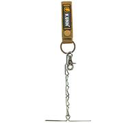 KUNN Support de ruban adhésif électrique, string à double usage, chaîne de support de ruban adhésif amélioré pour ceinture à outils avec porte-clés, boucle à pression et bouton (lot de 1, kaki)