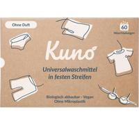 Kuno Feuilles de Lessive Universelle - Sans Parfum - 60 pièces