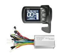 Kunray Kit de Commande de Scooter électrique 24-48 V avec écran LCD, Panneau de Commande de vélo électrique, contrôleur de Moteur 48 V, pour Scooter électrique, vélo électrique sans balais