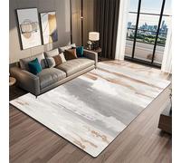 Kunsen Tapis Ados Bureau ado Gris Un Design Abstrait Lavable utilisé pour Les Chambres des Adolescents et couloirs 80x120CM Moquette Chambre