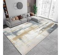 Kunsen Tapis Doux Chambre Decoration Enfant Gris, Bleu Un Design Abstrait Facile à Entretenir pour Les couloirs, Cuisines et Bureaux 180x280CM de Bureau