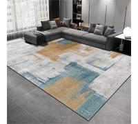 Kunsen Tapis Enfant Chambre Garage Gris, Bleu Un Design Abstrait Facile à Entretenir pour Les couloirs, Cuisines et Bureaux 120x180CM Decoration Maison
