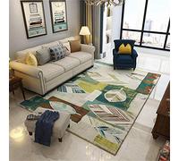 Kunsen Tapis insonorisation Tapis Grand Tapis Vert Marron crème Art Graffiti Tapis décoration Chambre bébé moquettes, Tapis et sous-Tapis 140 * 200cm