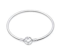 KUNSIR Bracelet Pour Femme for bead charms Argent sterling 925, Bracelet serpentine Compatible avec Pandora Charm bead B2
