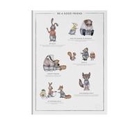 Kunskapstavlan® Affiche Be a good friend 50x70 cm