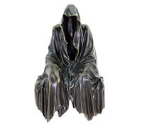 Kunst & Ambiente - Assise en bronze limitée - Esprit - Noir - Figurine en bronze signée Martin Klein - Hauteur : 15 cm - Largeur : 14 cm