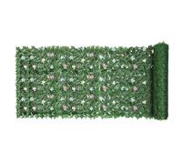 Kunst-Efeu Sichtschutz 3 x 1 m - UV-beständige Künstliche Heckenmatte | Deko Efeu Wandverkleidung Für Balkon Garten Terrasse Pool Hochzeit Hintergrund Grünzaun