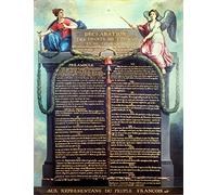 Kunst für Alle Reproduction/Poster: AKG Anonymous Déclaration des droits de l homme 1789 Tableaux - Affiche, Reproduction artistique de haute qualité, 45x60 cm