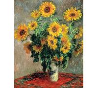 Kunst für Alle Reproduction/Poster: Claude Monet Bouquet des soleils - Affiche, Reproduction artistique de haute qualité, 60x75 cm