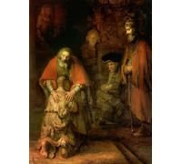 Kunst für Alle Reproduction/Poster: Harmensz van Rijn Rembrandt Le retour du fils prodigue - Affiche, Reproduction artistique de haute qualité, 40x55 cm