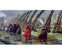 Kunst für Alle Reproduction/Poster: Henri-Paul Motte Richelieu sur la Digue de La Rochelle - Affiche, Reproduction Artistique de Haute qualité, 70x40 cm