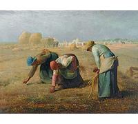 Kunst für Alle Reproduction/Poster: Jean-François Millet Les glaneuses - Affiche, Reproduction Artistique de Haute qualité, 55x40 cm