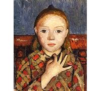 Kunst für Alle Reproduction/Poster: Paula Modersohn-Becker Mädchenbildnis - Affiche, Reproduction artistique de haute qualité, 65x80 cm