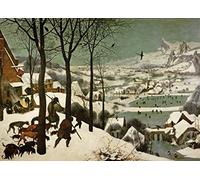 Kunst für Alle Reproduction/Poster: Pieter Brueghel der Ältere Le Retour des Chasseurs 1565" - Affiche, Reproduction Artistique de Haute qualité, 55x40 cm