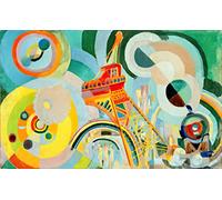 Kunst für Alle Reproduction/Poster: Robert Delaunay Projet air Fer Eau - Affiche, Reproduction artistique de haute qualité, 65x40 cm