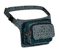 KUNST UND MAGIE Sac banane multicolore Boho Goa, gris, ca 25x20x10cm