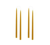 Kunstindustrien Bougies coniques, fabriquées au Danemark, 42 couleurs disponibles, bougies de dîner anti-goutte et sans fumée, bougies solides à longue durée de 15 heures, coffret cadeau bougies non