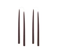 Kunstindustrien® Bougies coniques, fabriquées au Danemark, 42 couleurs disponibles, bougies de dîner sans goutte et sans fumée, bougies de table longue durée de combustion 15 heures, bougies non