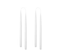 Kunstindustrien® Lot de 4 bougies coniques fabriquées au Danemark, 42 couleurs disponibles, sans gouttes et sans fumée, bougies solides à combustion longue durée de 15 heures, sans parfum, coffret