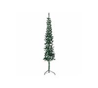 vidaXL Demi Sapin de Noël Artificiel Mince avec Support Arbre de Noël Décoration de Vacances Ornement de Fête Salon 344599