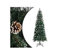 vidaXL Kunstkerstboom met standaard 240 cm PVC groen345177 Vert G