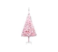 VIDAXL Arbre de No?l artificiel avec LED et boules Rose 240 cm PVC