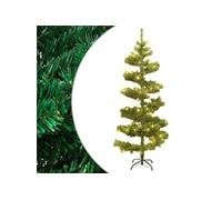 Kunstkerstboom met verlichting en standaard 150 cm PVC groen344650