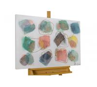 KunstLoft® Peinture acrylique sur toile 'Colorful Interplay' | 100x75cm