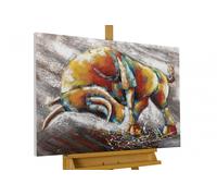 KunstLoft® Peinture acrylique sur toile 'Inner Strength' | 100x75cm
