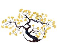 KunstLoft Sculpture Murale en métal 'Ginkgo Dream' 127x77x6cm conçue à la Main