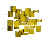 KunstLoft Sculpture Murale en métal 'Trembling Emotions' 95x67x9cm conçue à la Main