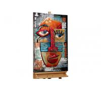 KunstLoft® Tableau métallique 3D 'Multicoloured Joy' | 60x90x6cm