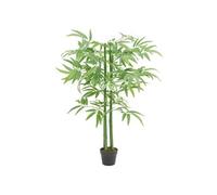 vidaXL Plante artificielle bambou 384 feuilles 120 cm vert 358993