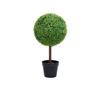 vidaXL Plante de buis artificielle avec pot – Forme de boule verte 50 cm