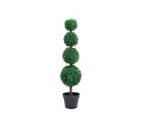 Kunstplant met pot buxus bolvorming 90 cm groen336512