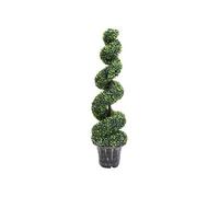 Kunstplant met pot buxus spiraal 117 cm groen336504
