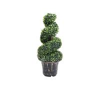 Kunstplant met pot buxus spiraal 89 cm groen336506
