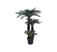 vidaXL Plante artificielle avec pot Palmier Cycas Vert 125 cm