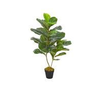Plante Artificielle avec Pot Feuilles de Figuier 90 cm Fleur Bureau vidaXL
