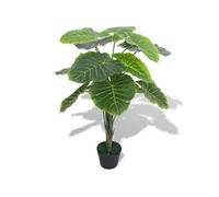 vidaXL Plante artificielle Taro avec pot 85 cm Vert